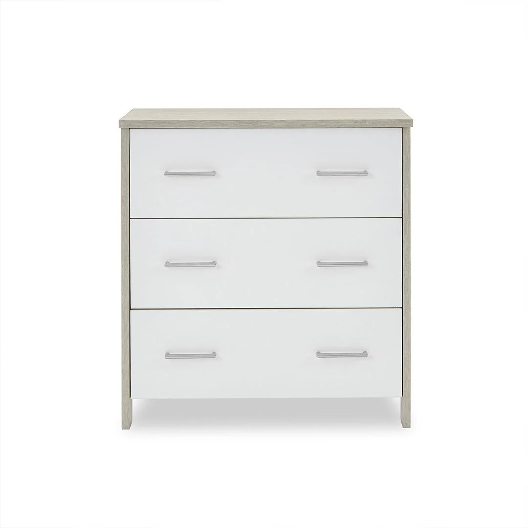 Obaby Nika Changing Unit - Grey Wash + White