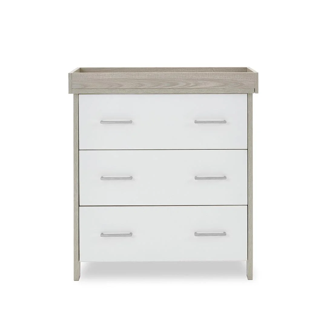 Obaby Nika Changing Unit - Grey Wash + White - Image 4