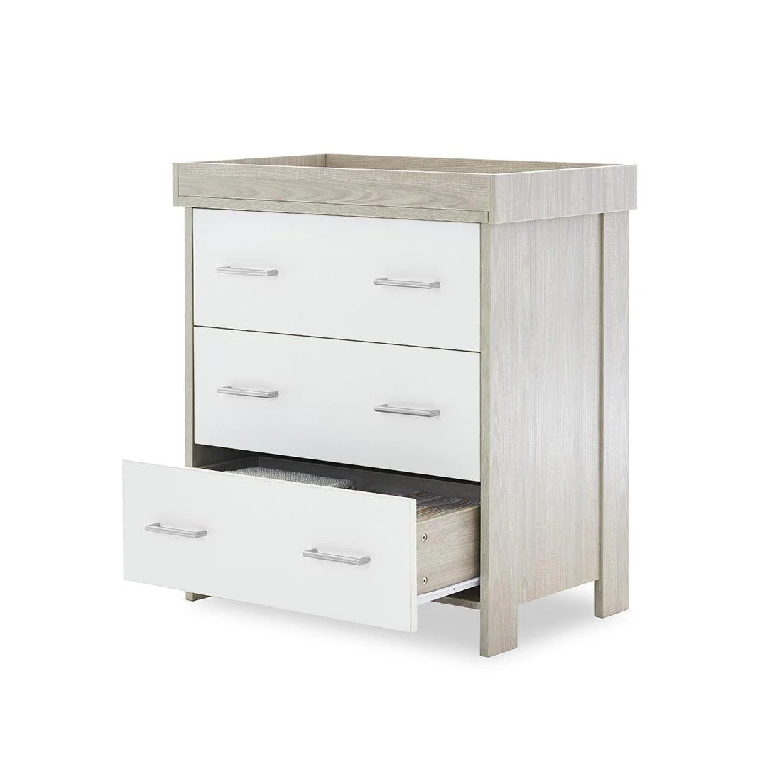 Obaby Nika Changing Unit - Grey Wash + White - Image 5