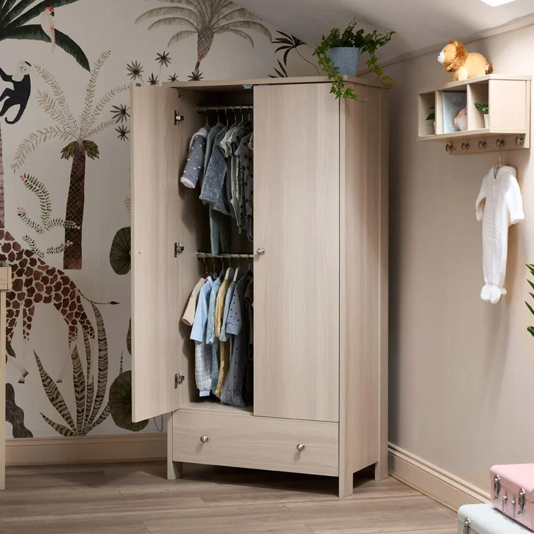 Obaby Nika Double Wardrobe - Aspen - Image 3
