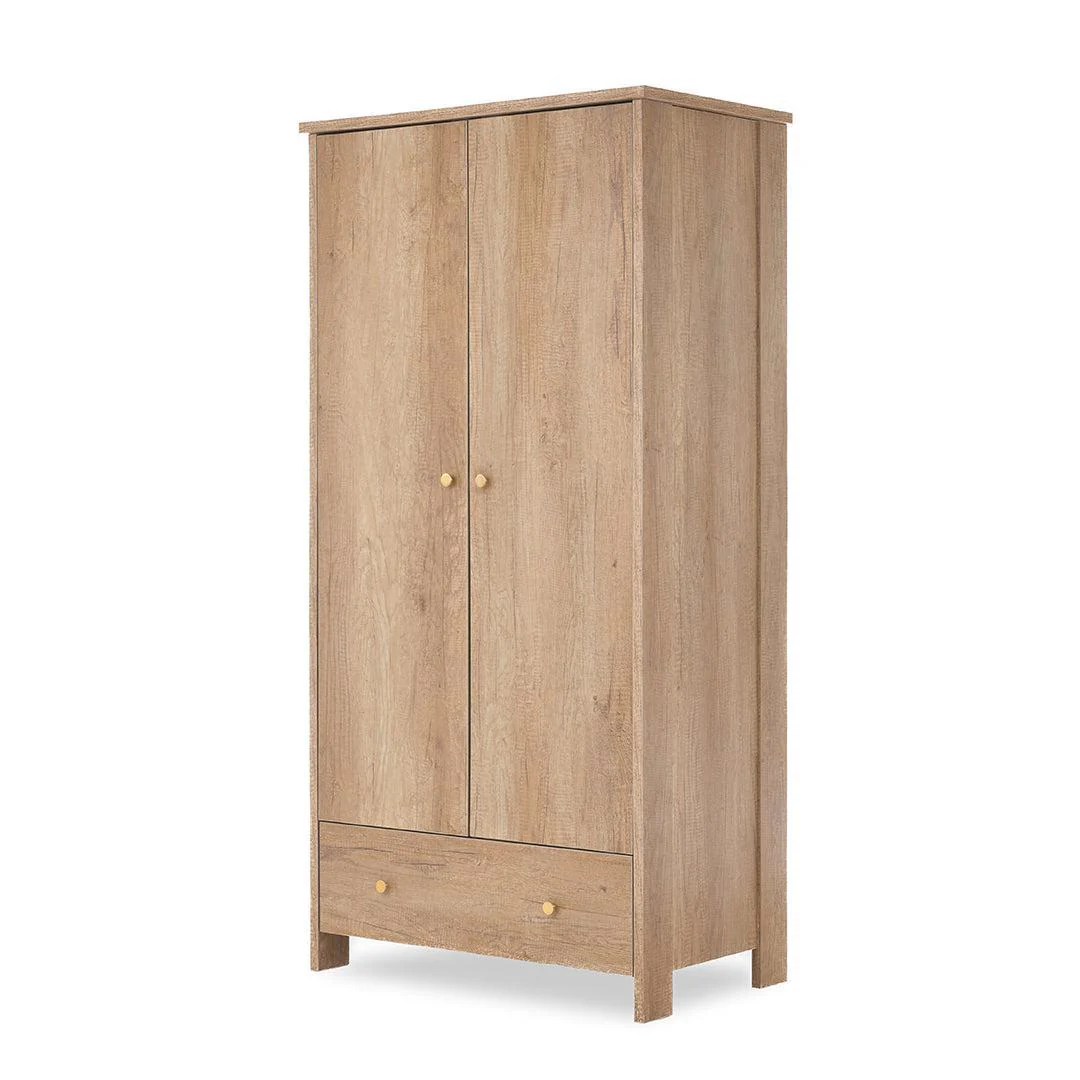 Obaby Nika Double Wardrobe - Oak - Image 5