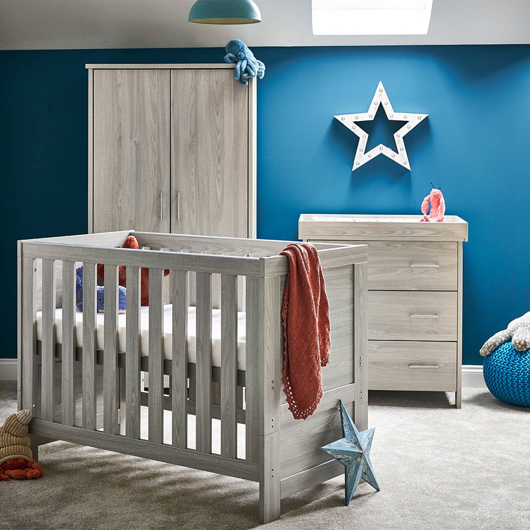 Obaby Nika Mini 3 Piece Room Set - Grey Wash - Image 2