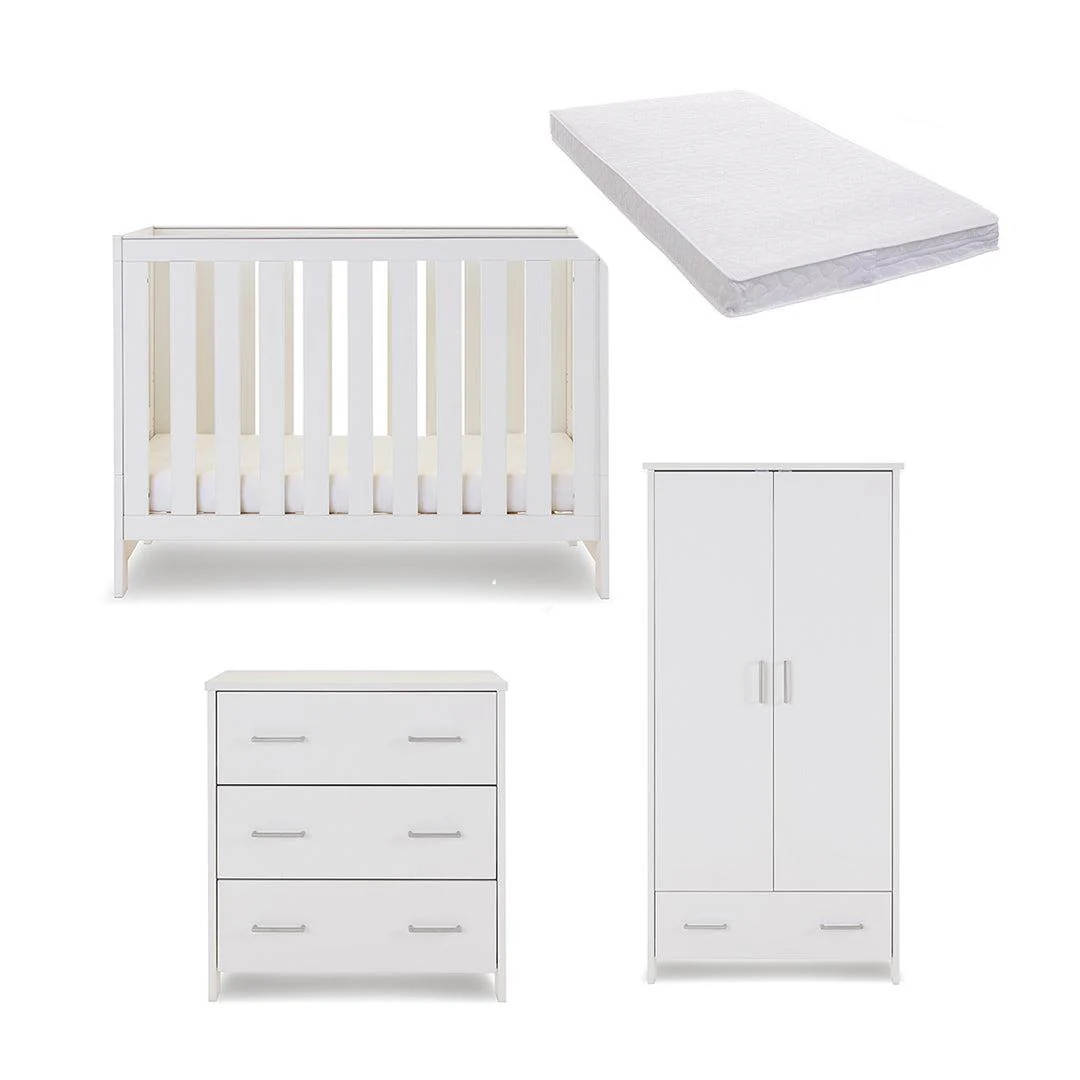 Obaby Nika Mini 3 Piece Room Set - White Wash - Image 4