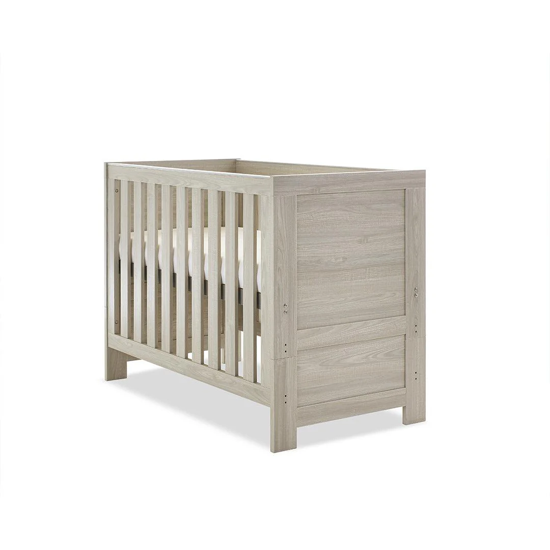 Obaby Nika Mini Cot Bed - Grey Wash - Image 5