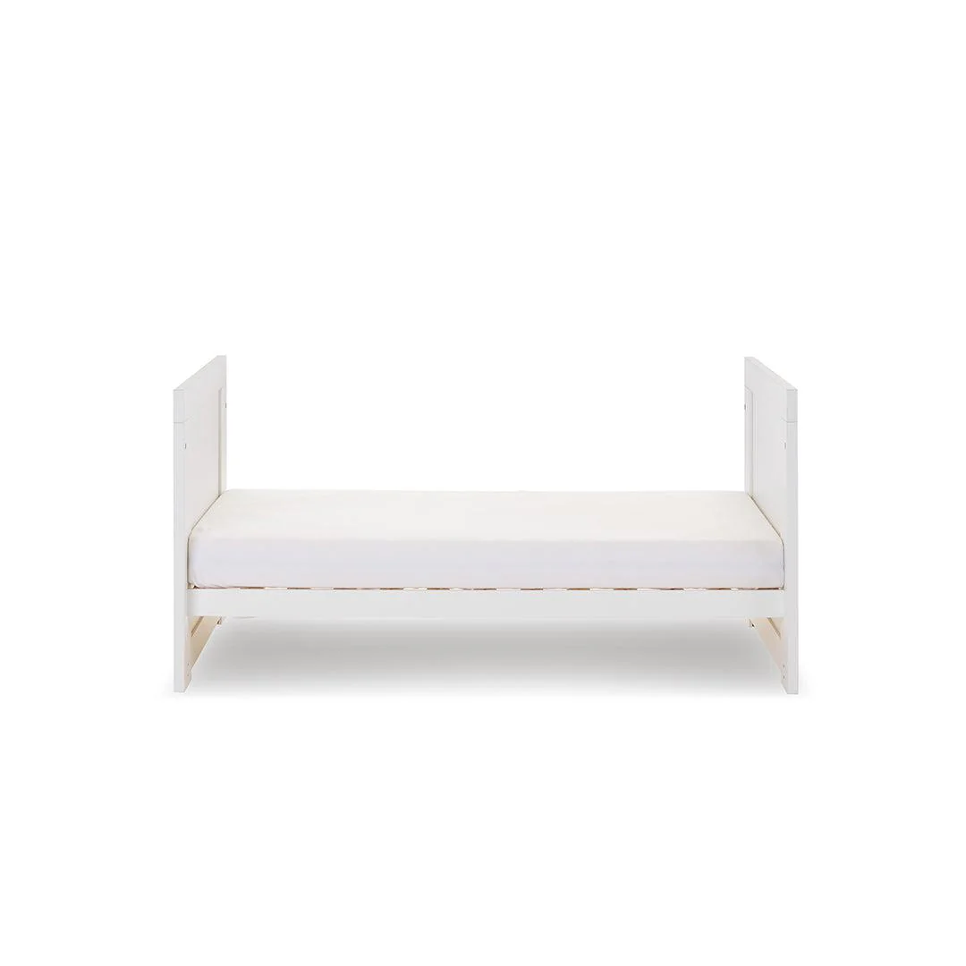Obaby Nika Mini Cot Bed - White Wash - Image 8