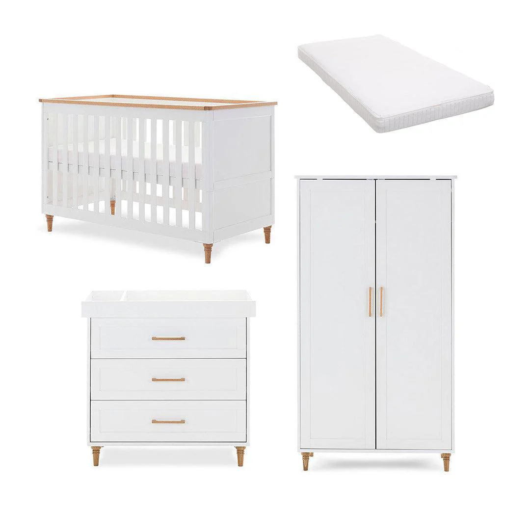 Obaby Orla 3 Piece Room Set - White - Image 17