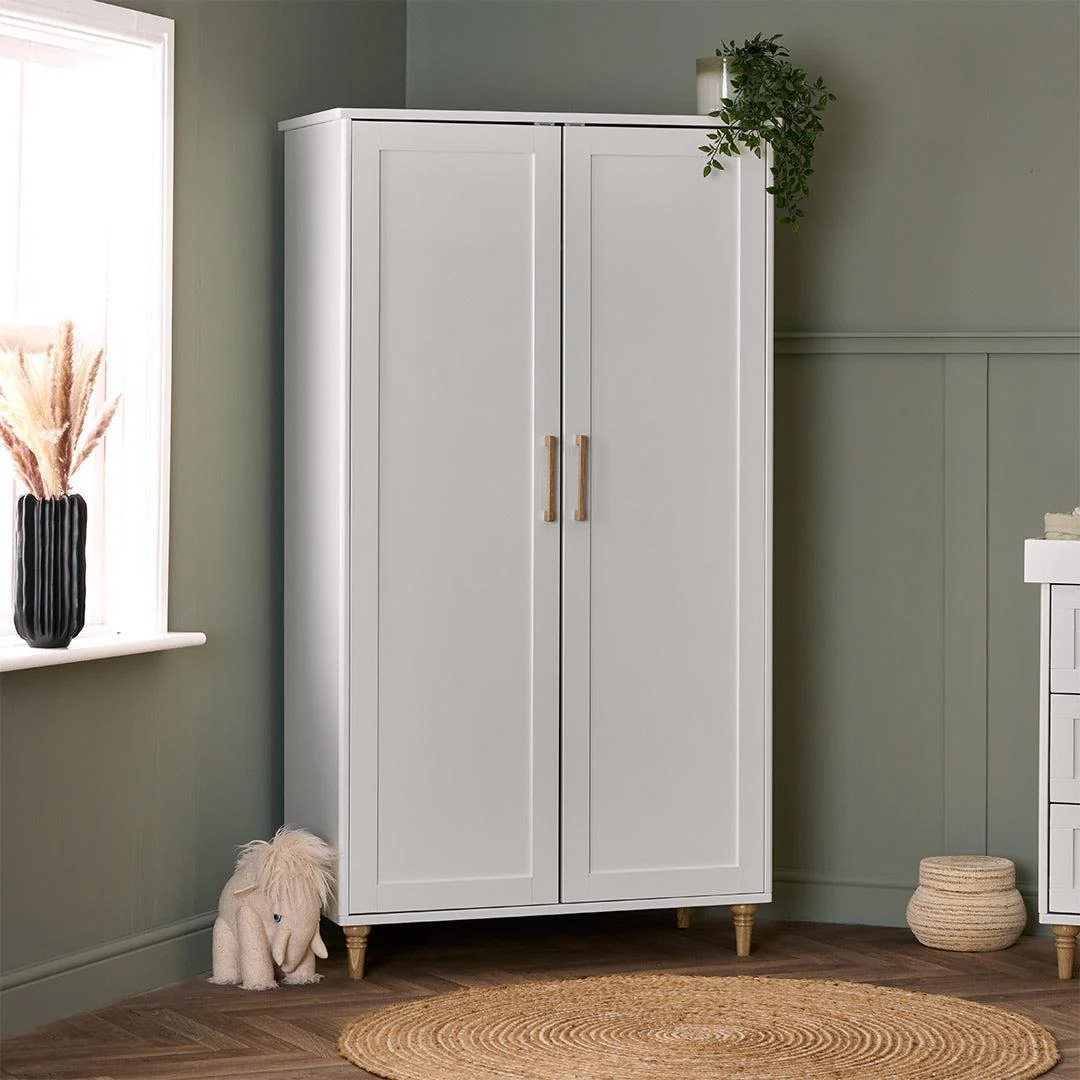 Obaby Orla Double Wardrobe - White - Image 2