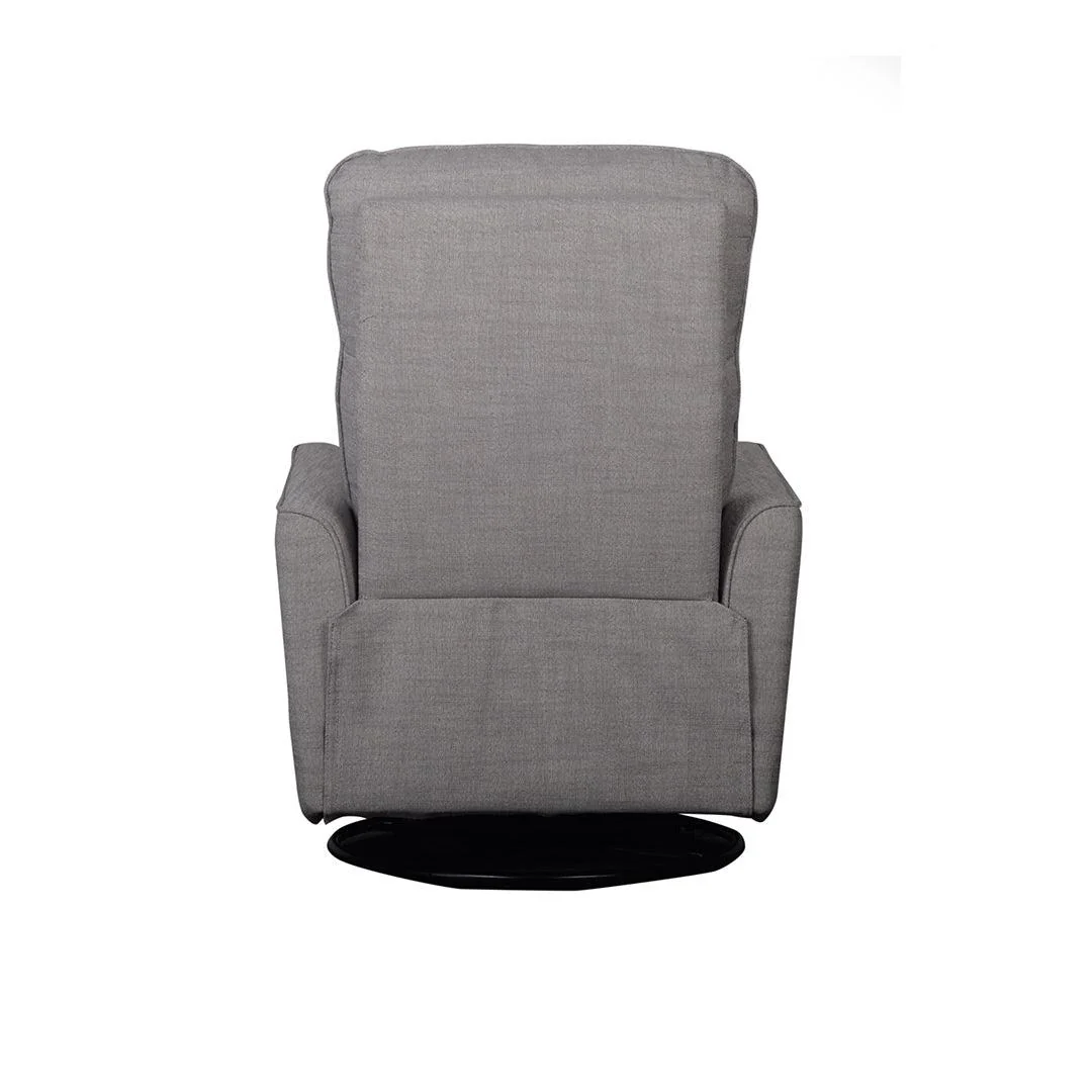 Obaby Savannah Swivel Glider Recliner Chair - Pebble - Image 6