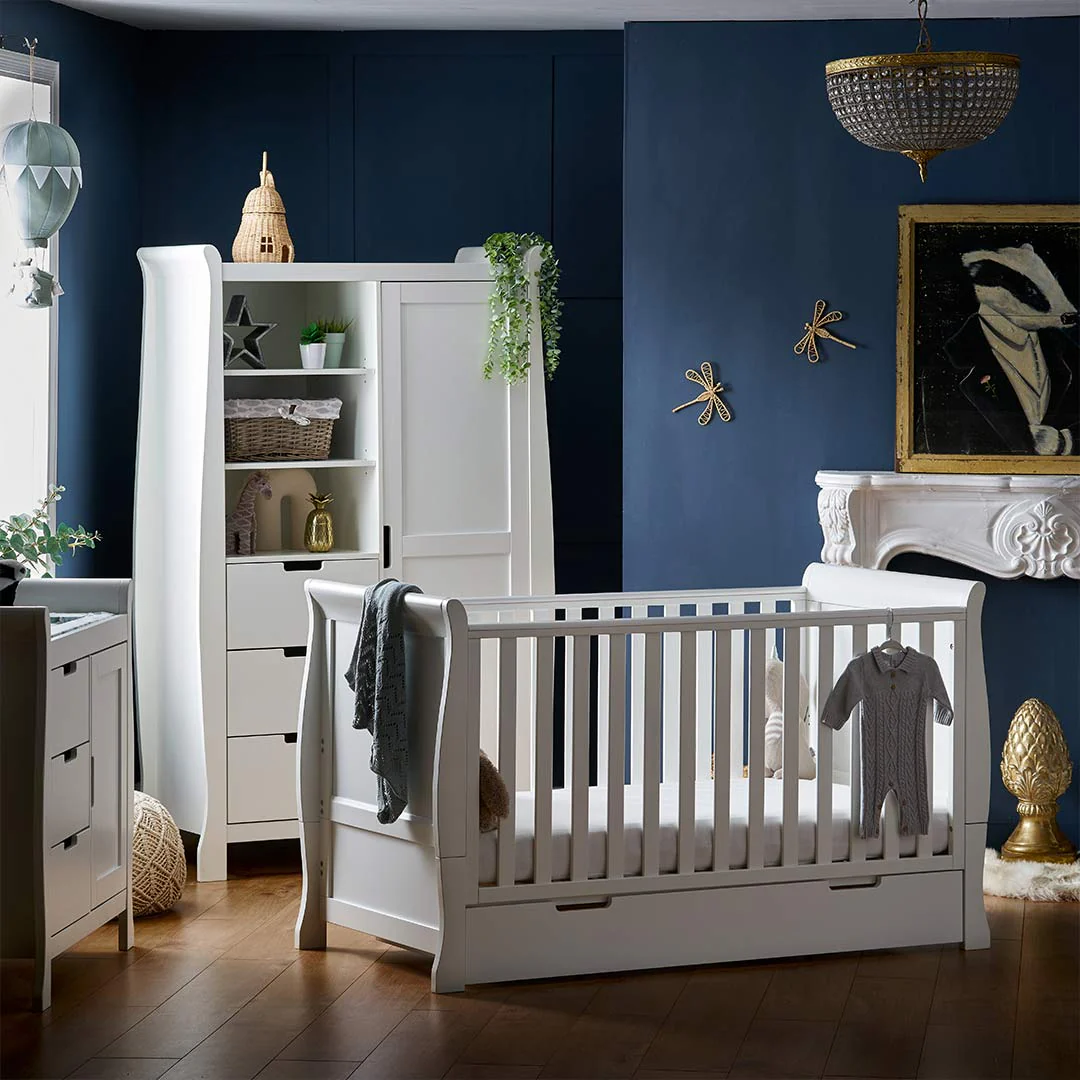 Obaby Stamford Classic 3 Piece Room Set - White - Image 2