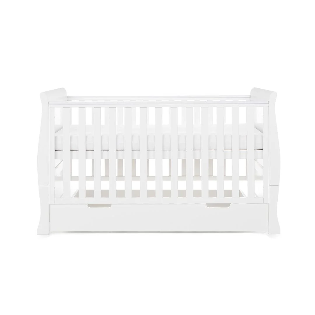 Obaby Stamford Classic Cot Bed - White