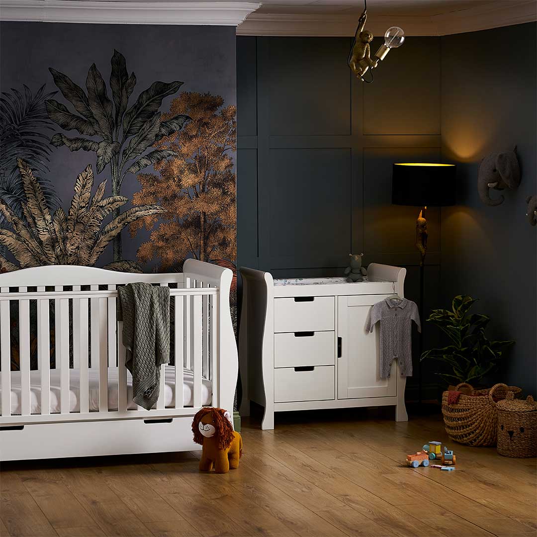 Obaby Stamford Luxe 2 Piece Room Set - White - Image 2