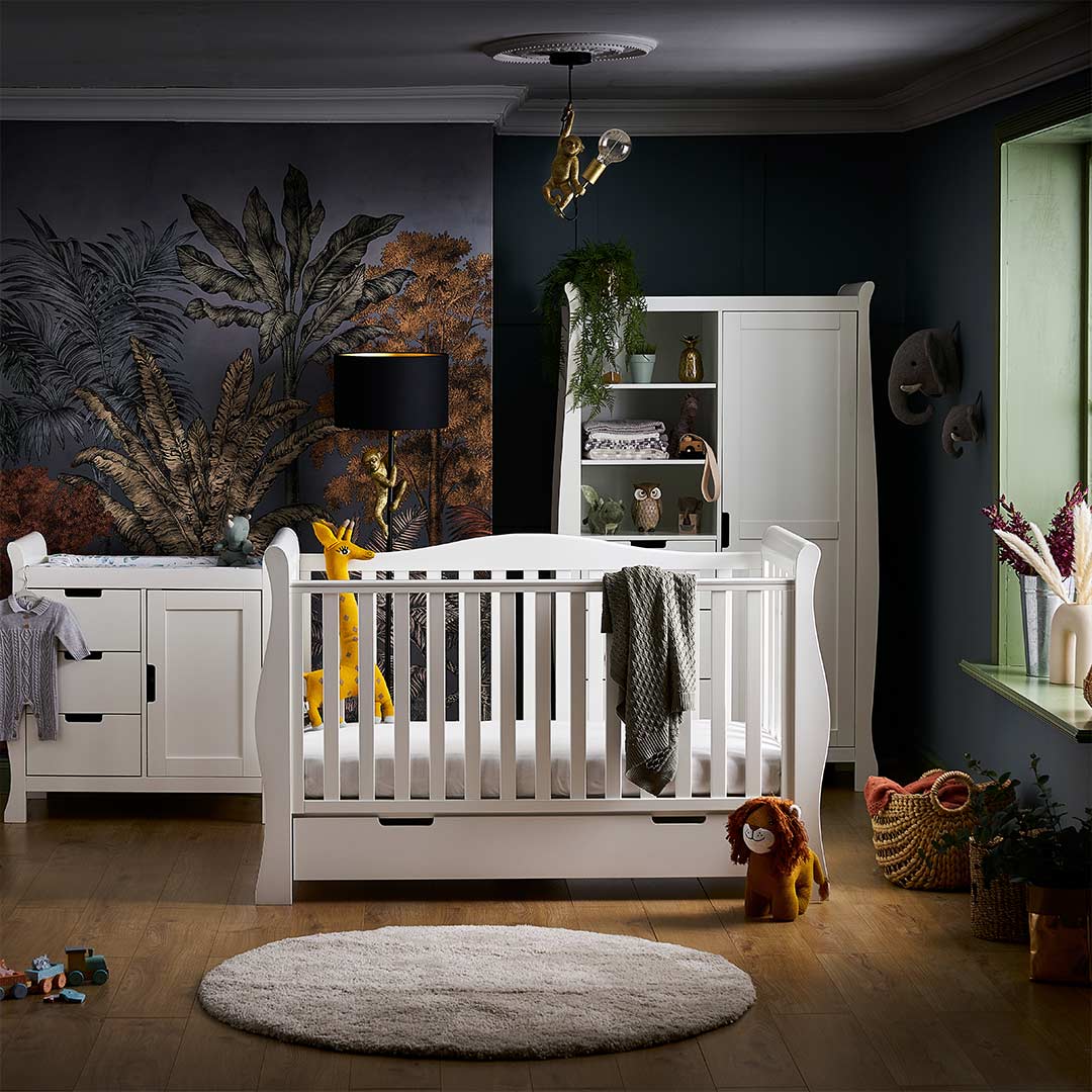 Obaby Stamford Luxe 3 Piece Room Set - White - Image 2