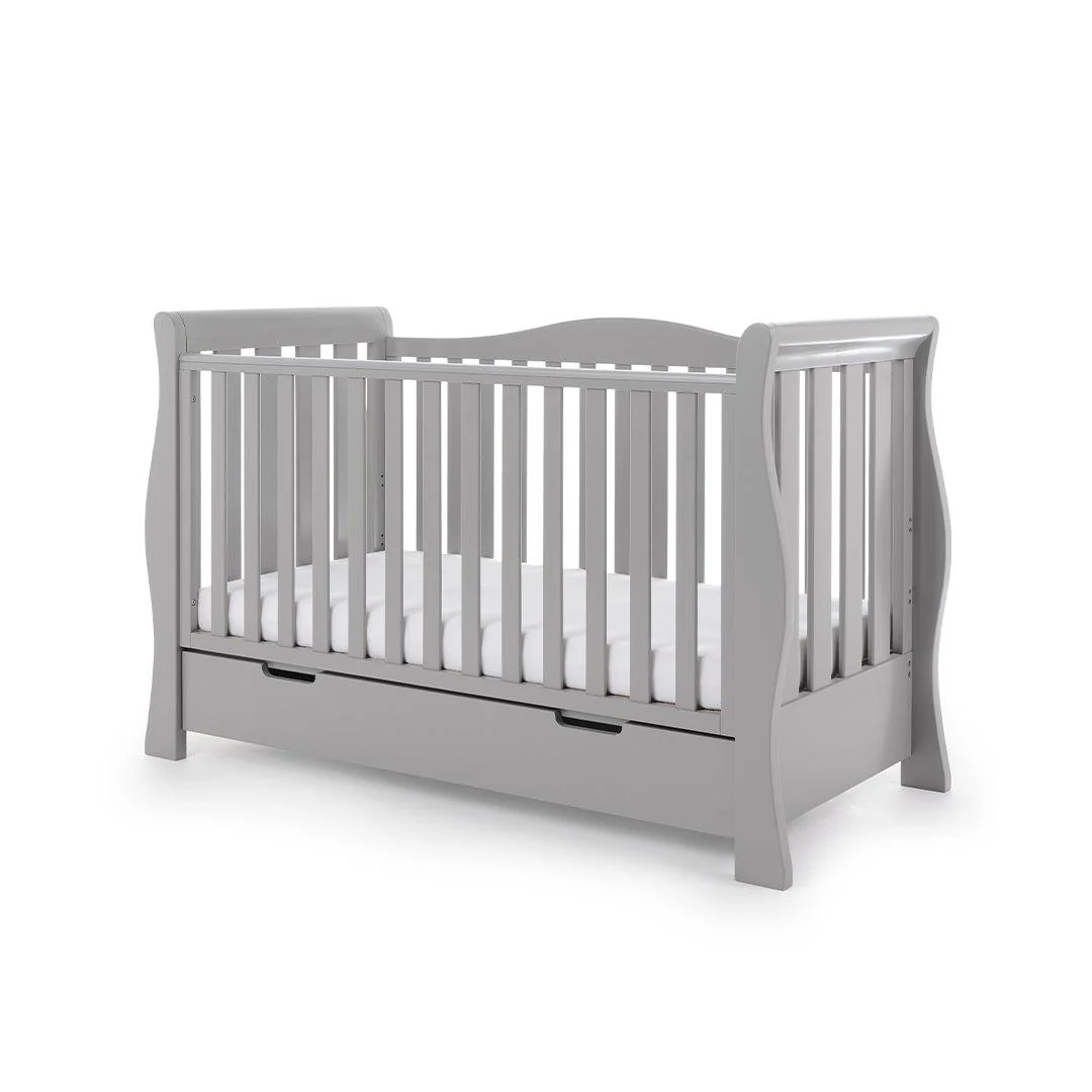 Obaby Stamford Luxe 4 Piece Room Set - Warm Grey - Image 9