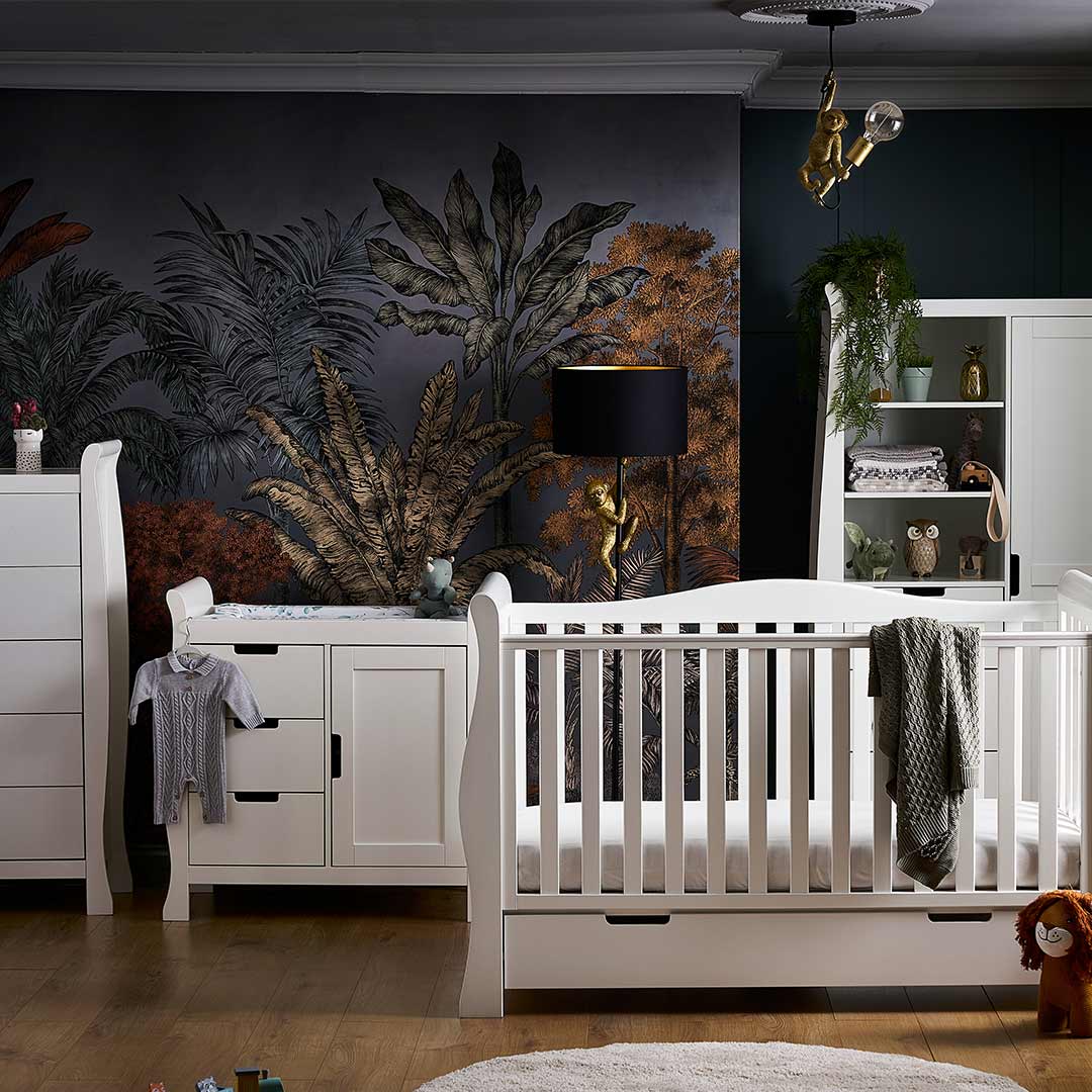 Obaby Stamford Luxe 4 Piece Room Set - White - Image 2