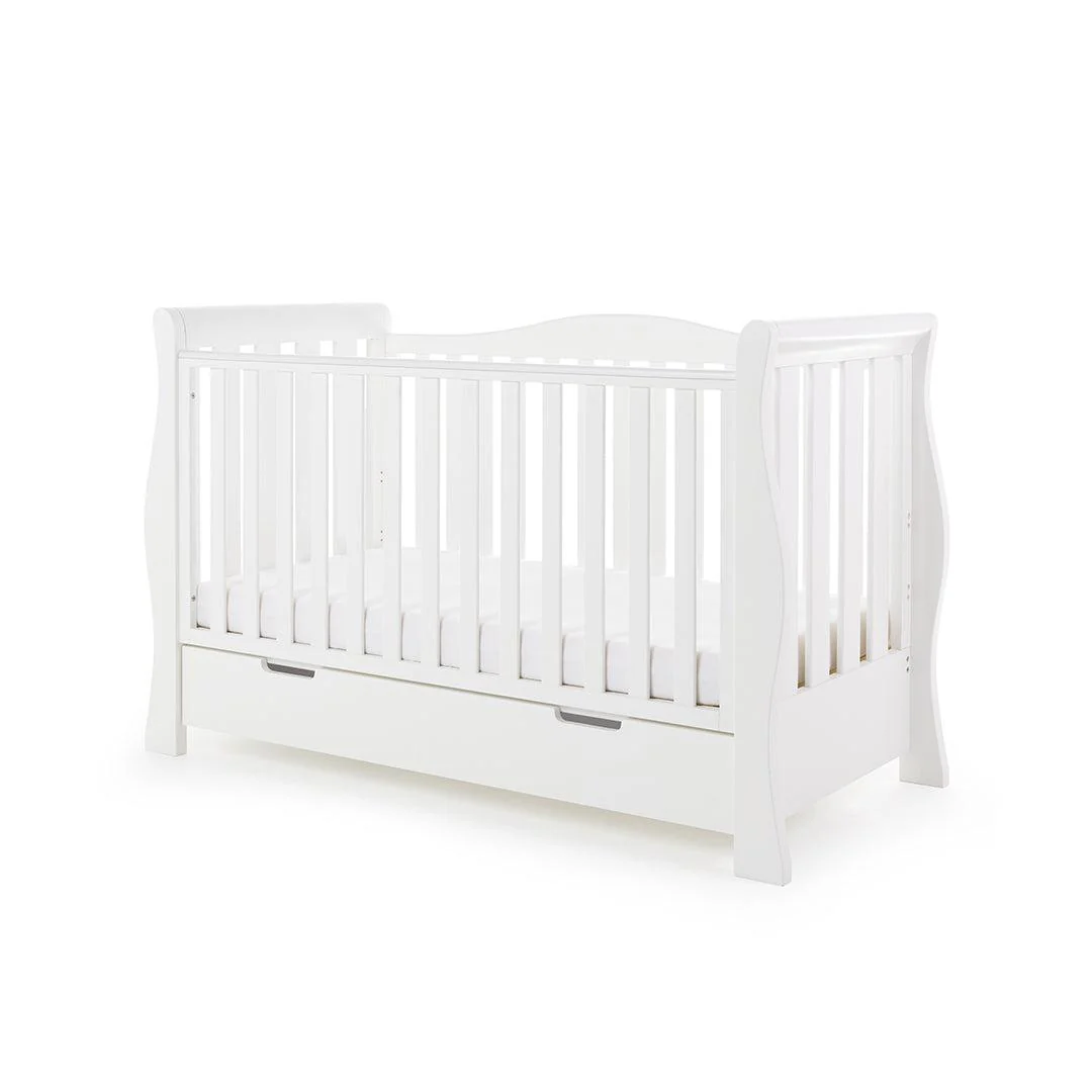 Obaby Stamford Luxe Cot Bed - White - Image 8