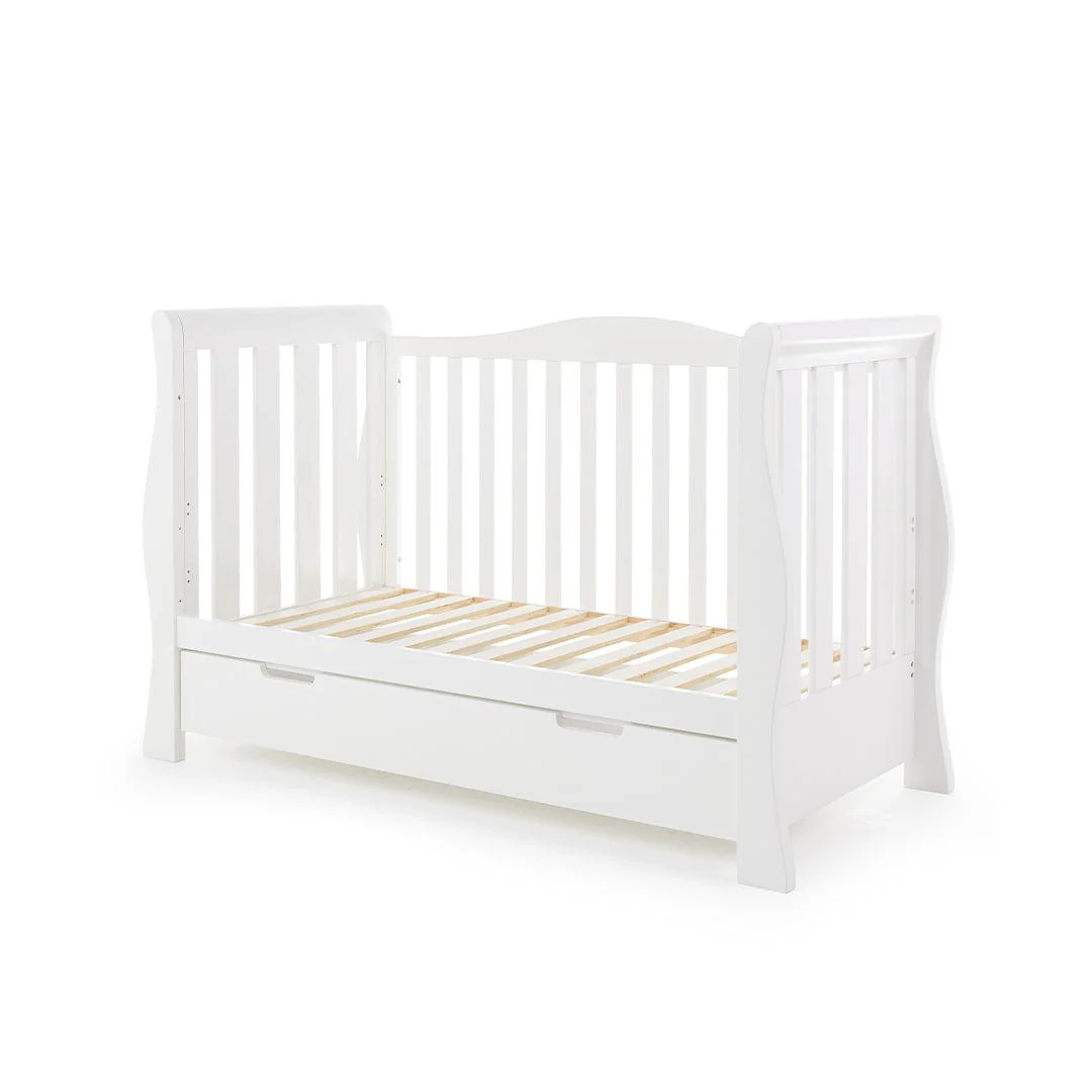 Obaby Stamford Luxe Cot Bed - White - Image 9