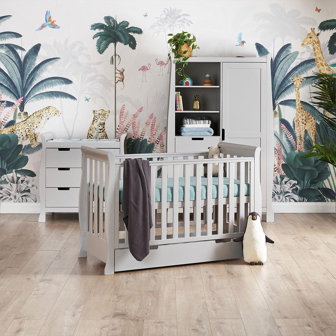 Obaby Stamford Mini 3 Piece Room Set - Warm Grey - Image 2