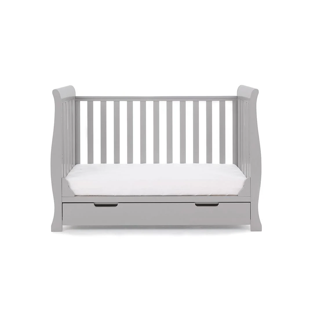 Obaby Stamford Mini Cot Bed - Warm Grey - Image 6