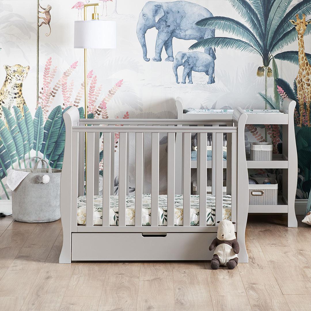 Obaby Stamford Space Saver 2 Piece Room Set - Warm Grey - Image 4