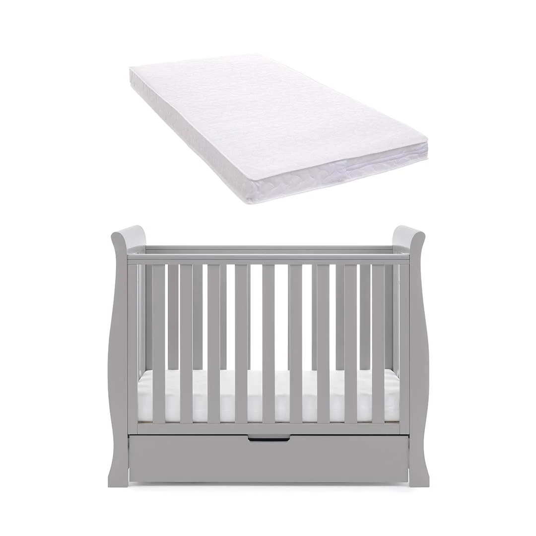 Obaby Stamford Space Saver Cot - Warm Grey - Image 8