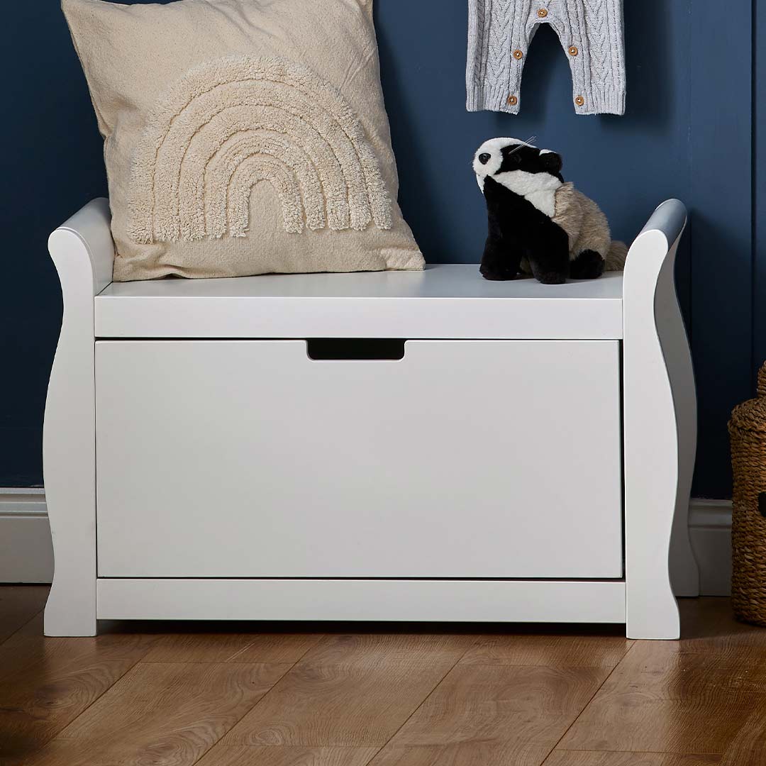 Obaby Stamford Toy Box - White - Image 2