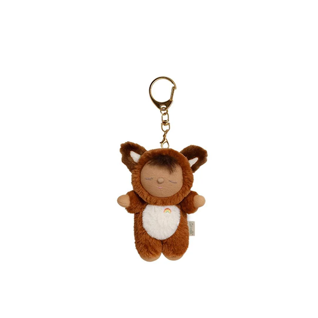 Olli Ella Cozy Keychain Bag Charm - Fox Finnley