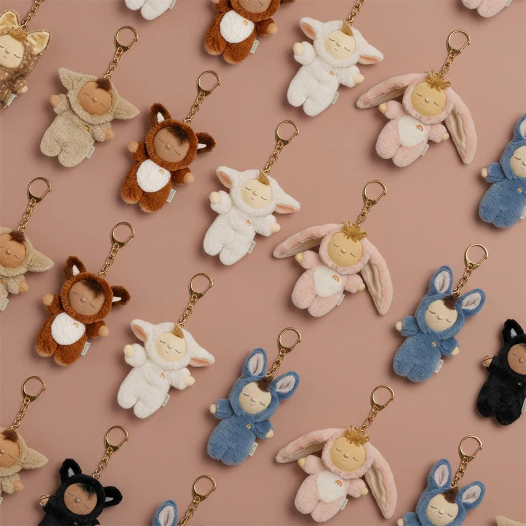 Olli Ella Cozy Keychain Bag Charm - Fox Finnley - Image 3