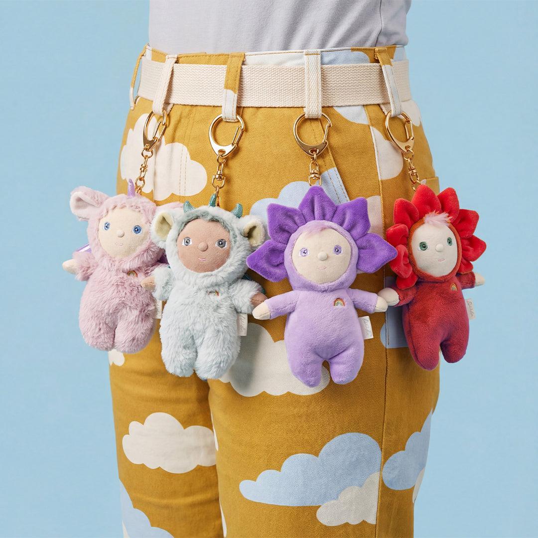Olli Ella Dinky Dinkum Bag Charm - Una Unicorn - Image 3