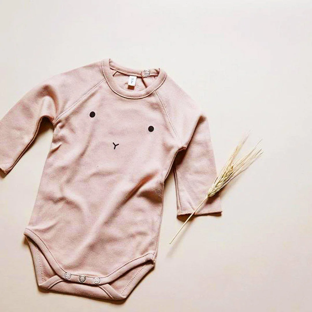 Organic Zoo Bunny Bodysuit - Clay - Image 3