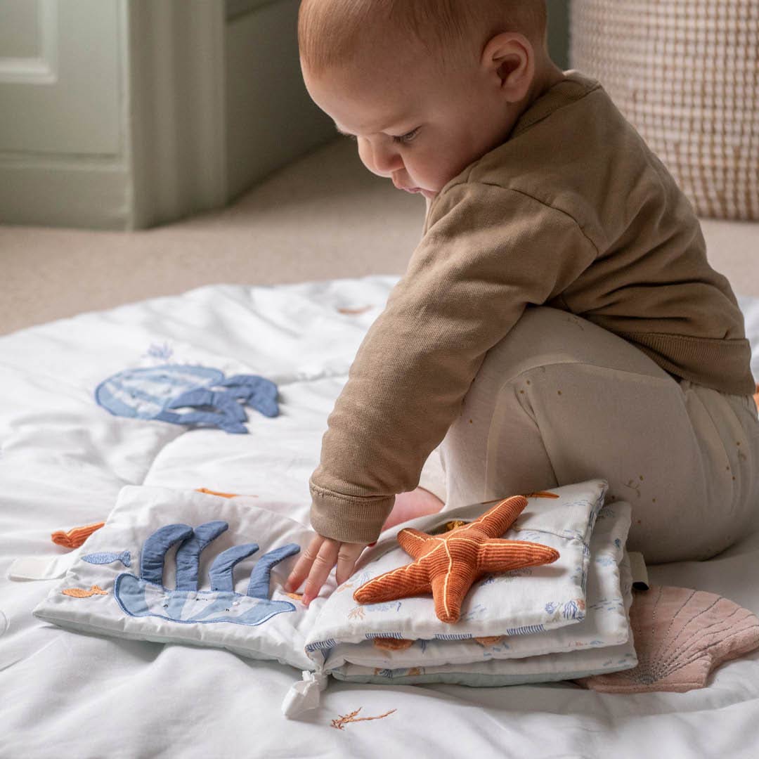 Outlet - Avery Row Fabric Baby Book - Coastline - Image 2