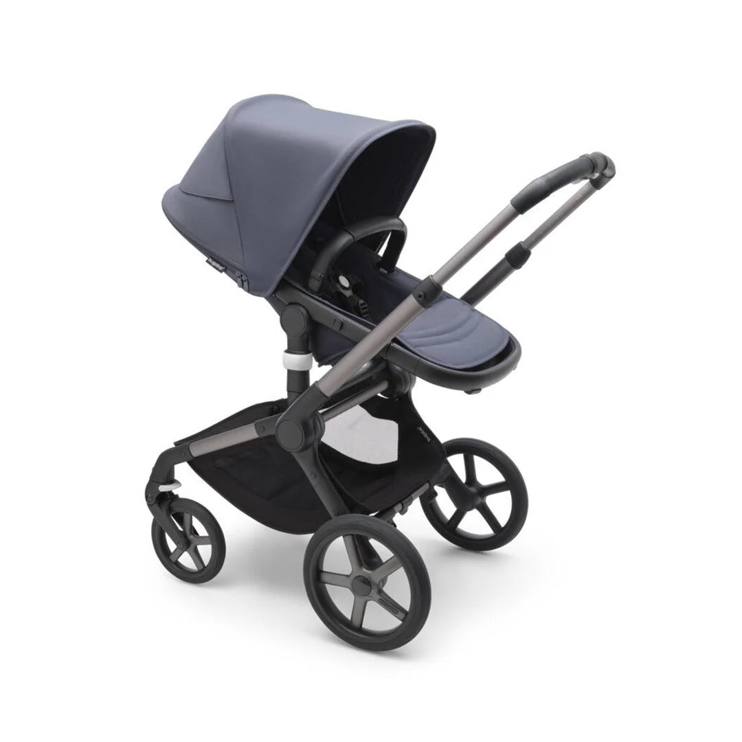 Outlet - Bugaboo Fox 5 Complete Pushchair - Stormy Blue - Image 3