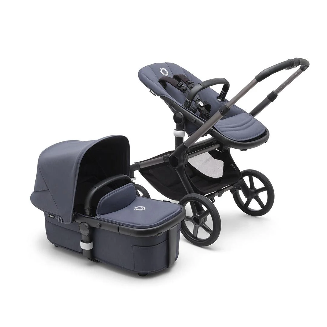 Outlet - Bugaboo Fox 5 Complete Pushchair - Stormy Blue - Image 6