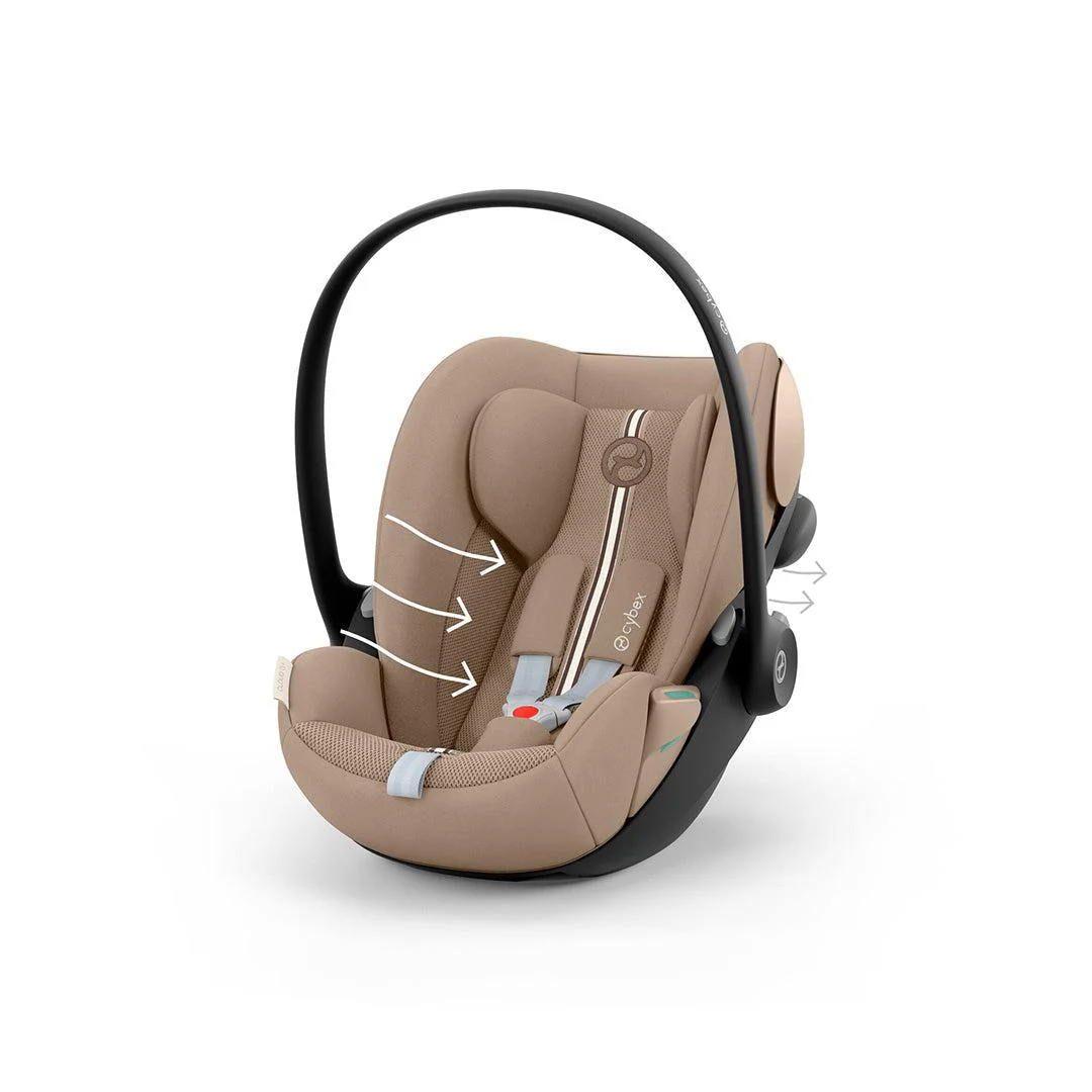 Outlet - CYBEX Cloud G i-Size Plus Car Seat - Almond Beige - Image 7