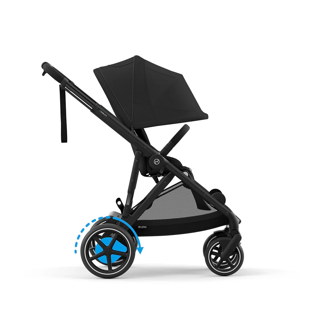 Outlet - CYBEX e-Gazelle S Pushchair - Moon Black - Image 6