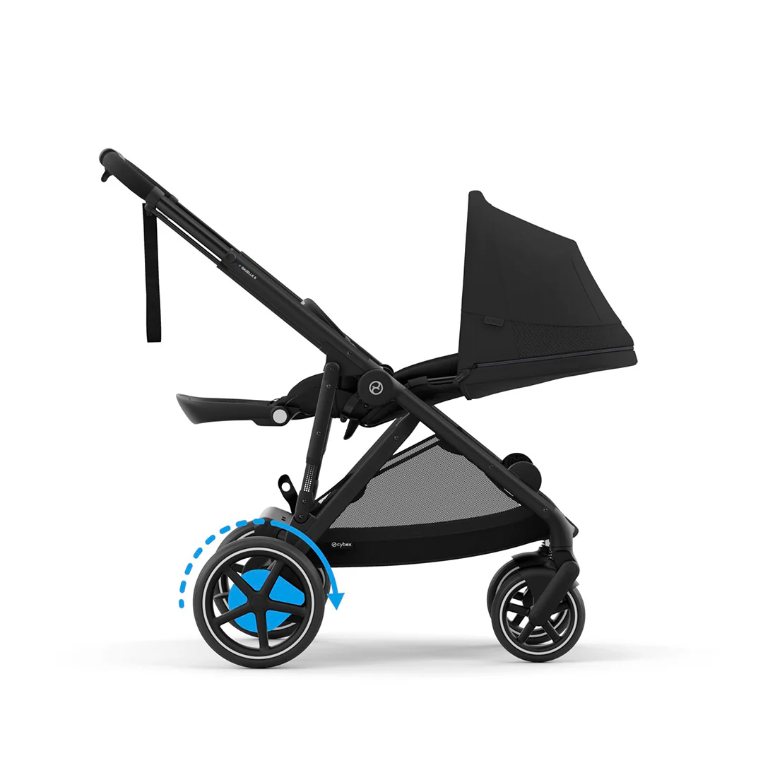 Outlet - CYBEX e-Gazelle S Pushchair - Moon Black - Image 8