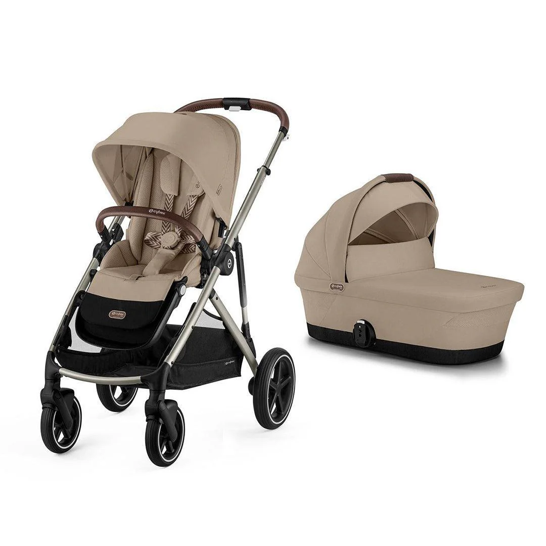 CYBEX Gazelle S Pushchair - Almond Beige - Taupe - Image 11