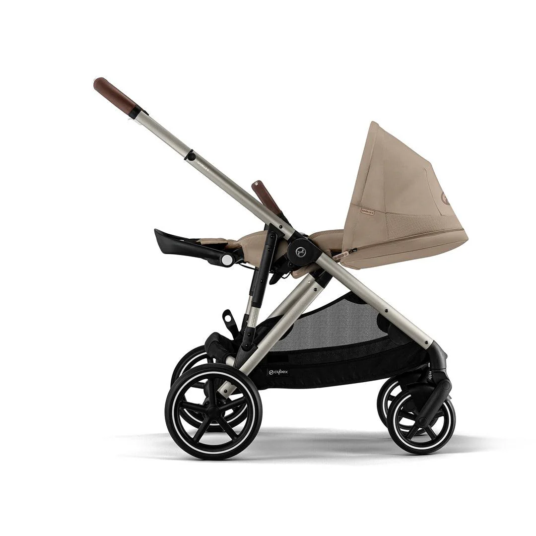 CYBEX Gazelle S Pushchair - Almond Beige - Taupe - Image 7