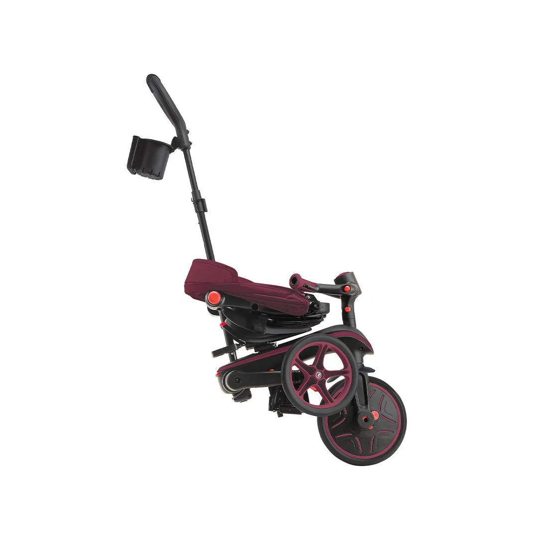 Globber Explorer Trike Foldable 4 in 1 - Burgundy - Image 9