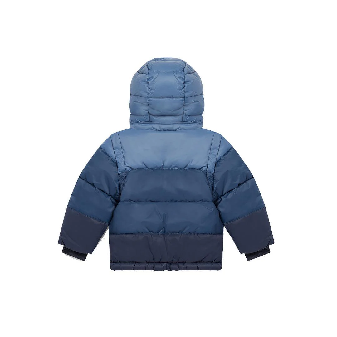 Outlet - MORI Recycled Waterproof Padded 3-in-1 Coat - Navy Ombre - Image 2