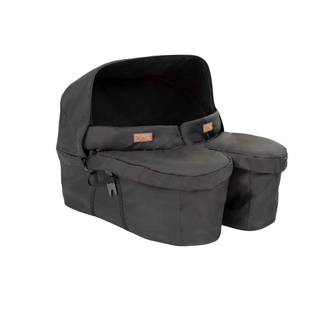 Outlet -  Mountain Buggy Twin Carrycot Plus - Black