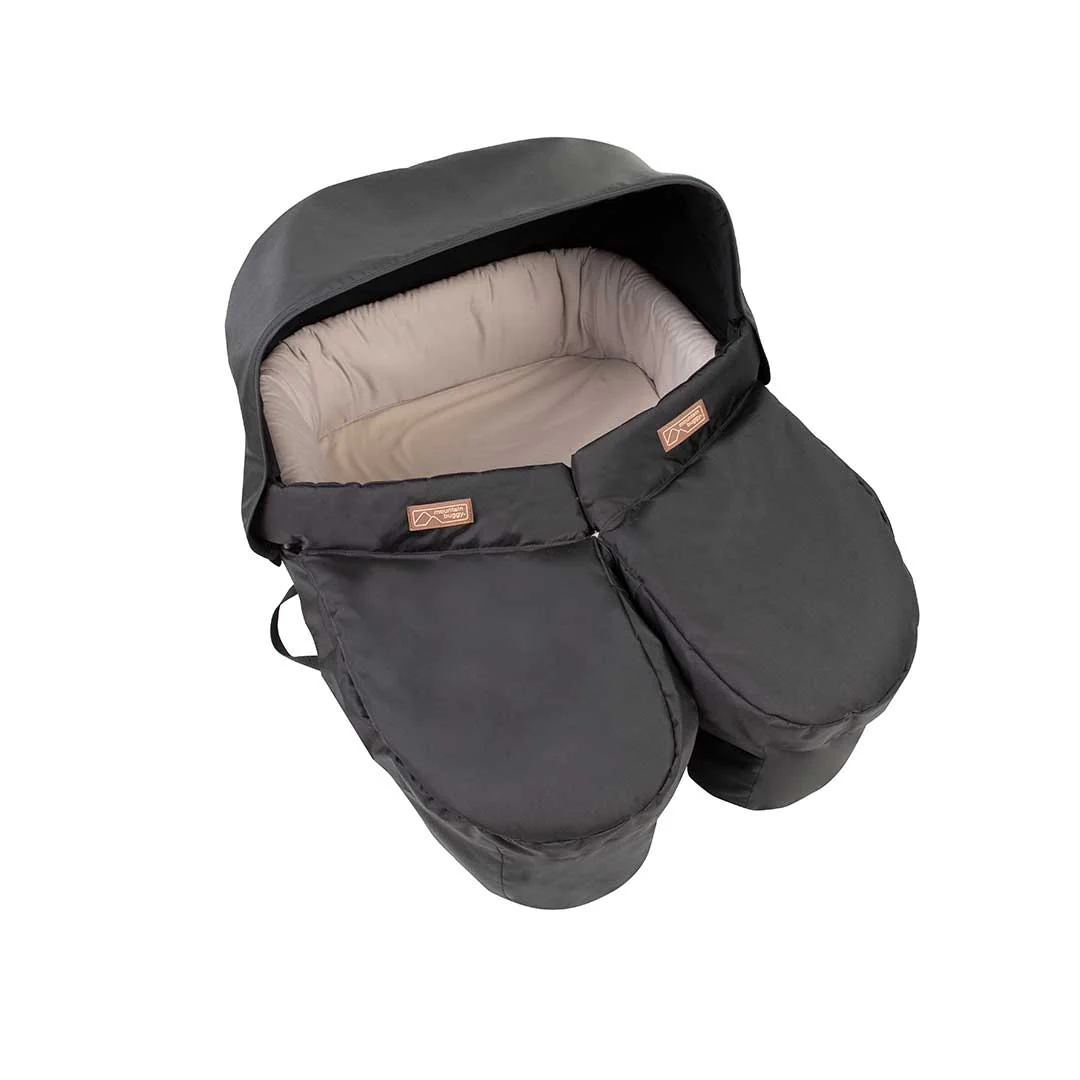 Outlet -  Mountain Buggy Twin Carrycot Plus - Black - Image 4
