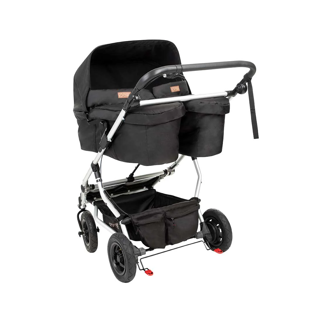 Outlet -  Mountain Buggy Twin Carrycot Plus - Black - Image 5