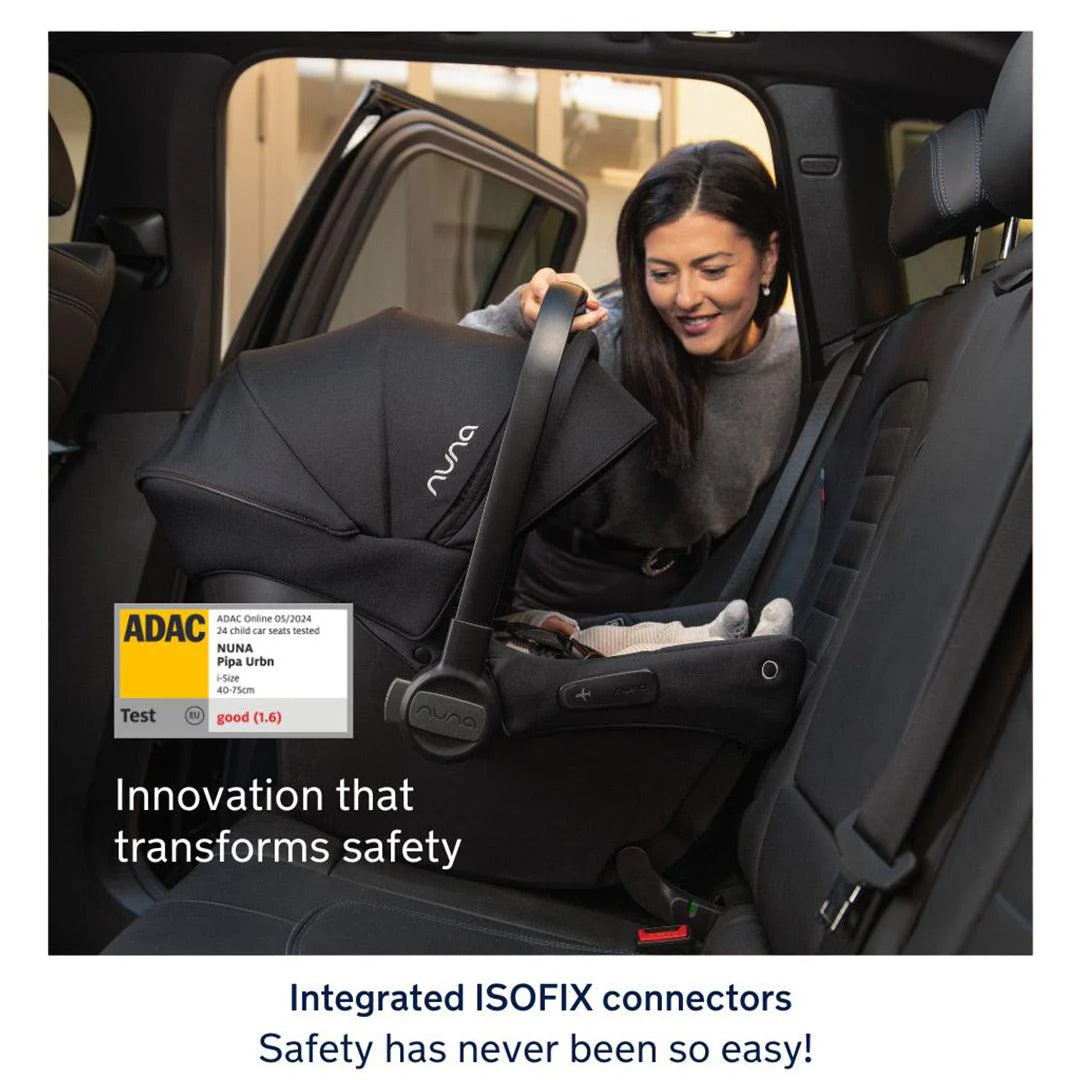 Outlet - Nuna PIPA URBN Integrated Isofix Car Seat - Caviar - Image 2