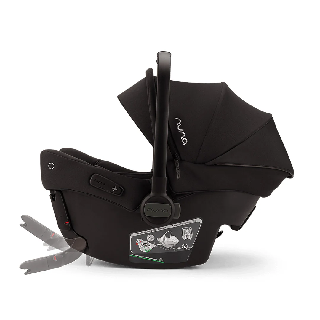 Outlet - Nuna PIPA URBN Integrated Isofix Car Seat - Caviar - Image 3