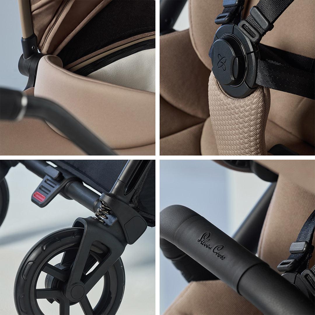 Outlet - Silver Cross Dune 2 Pushchair - Mocha - Image 4