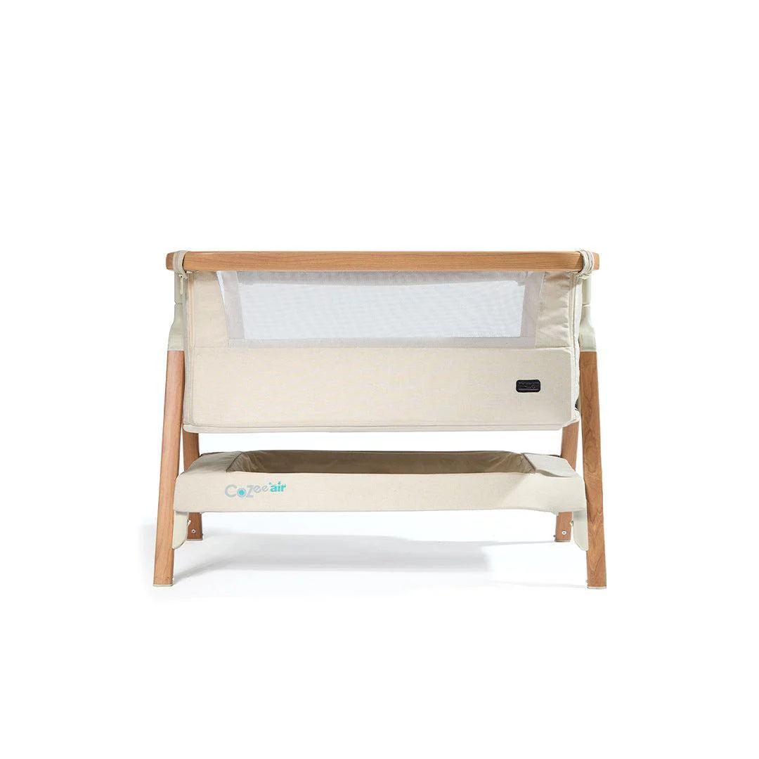 Tutti Bambini CoZee Air Bedside Crib - Scandinavian Walnut/Ecru - Image 16