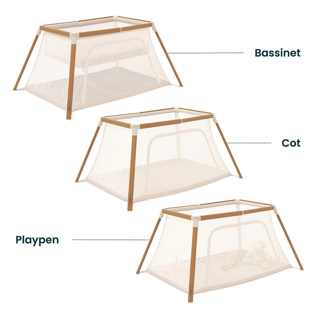 Outlet - Tutti Bambini Cozee Go Day & Night Bundle - Scandanavian Walnut/Ecru - Image 11