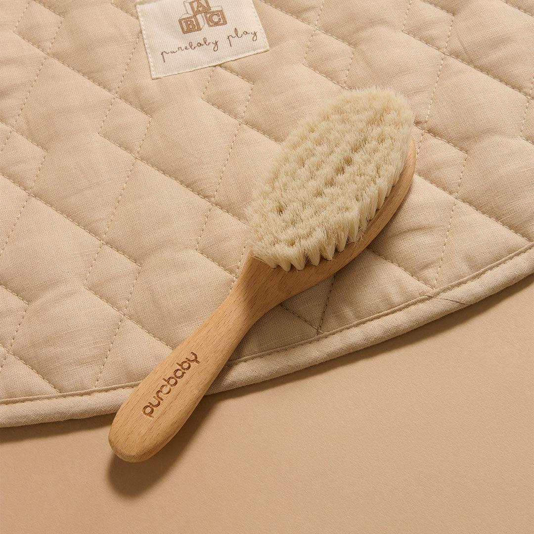 Purebaby Goat Hair Brush with Box - Image 2