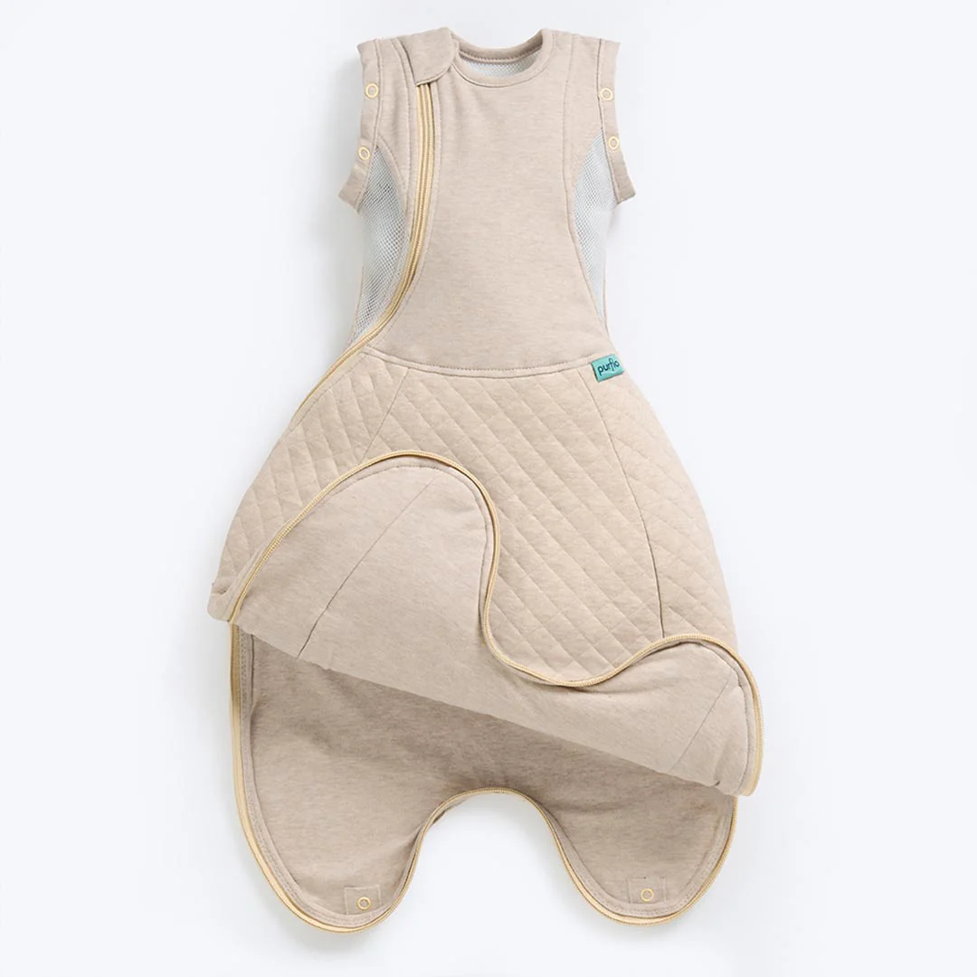 Purflo All Seasons Swaddle To Sleep Bag - 2.5 Tog - Hazel - Image 2