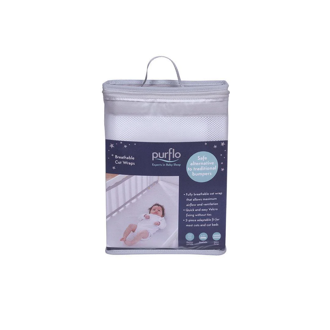 Purflo Breathable Cot Wrap - Soft White - Image 4